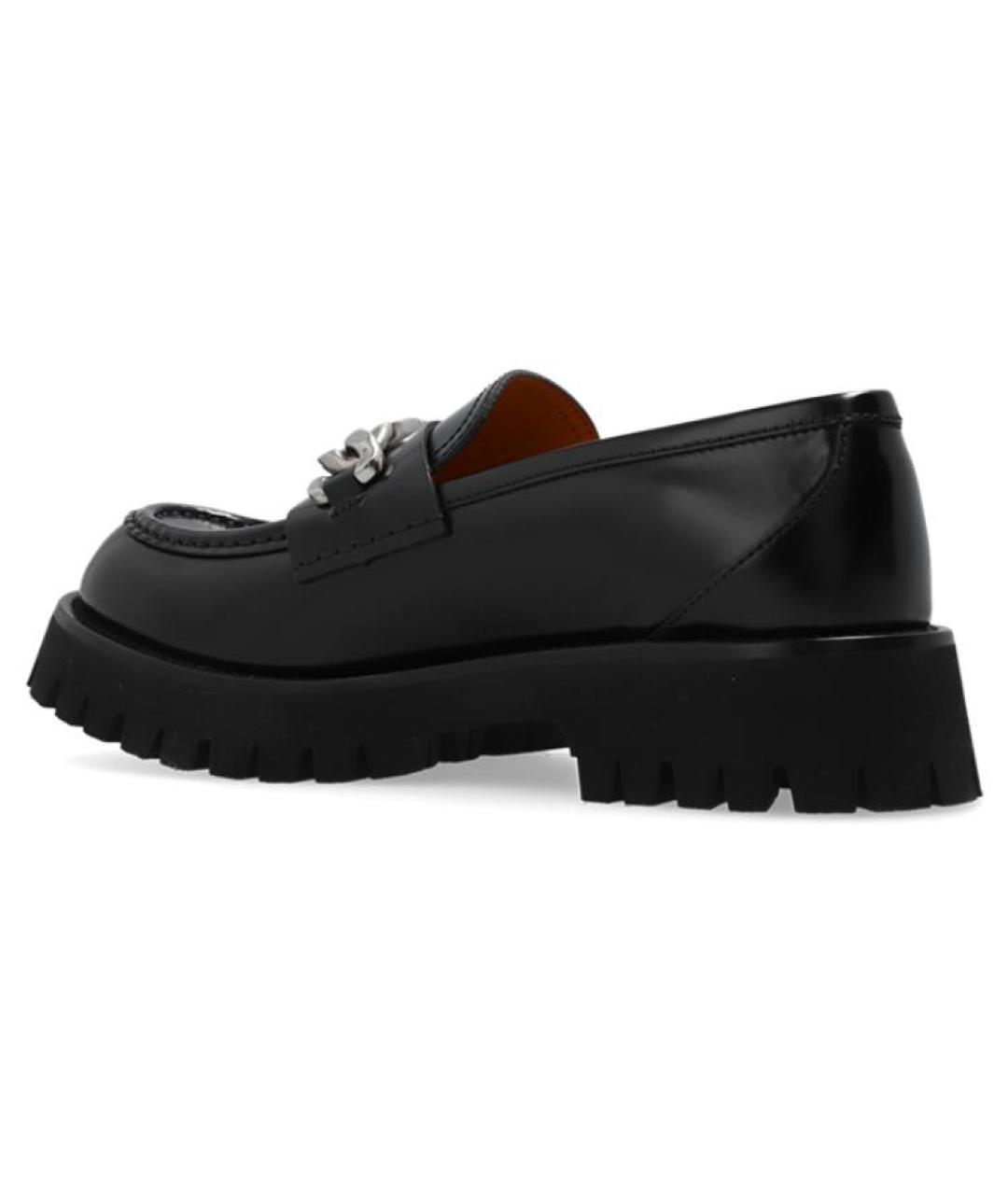 GUCCI Черные кожаные лоферы, фото 4