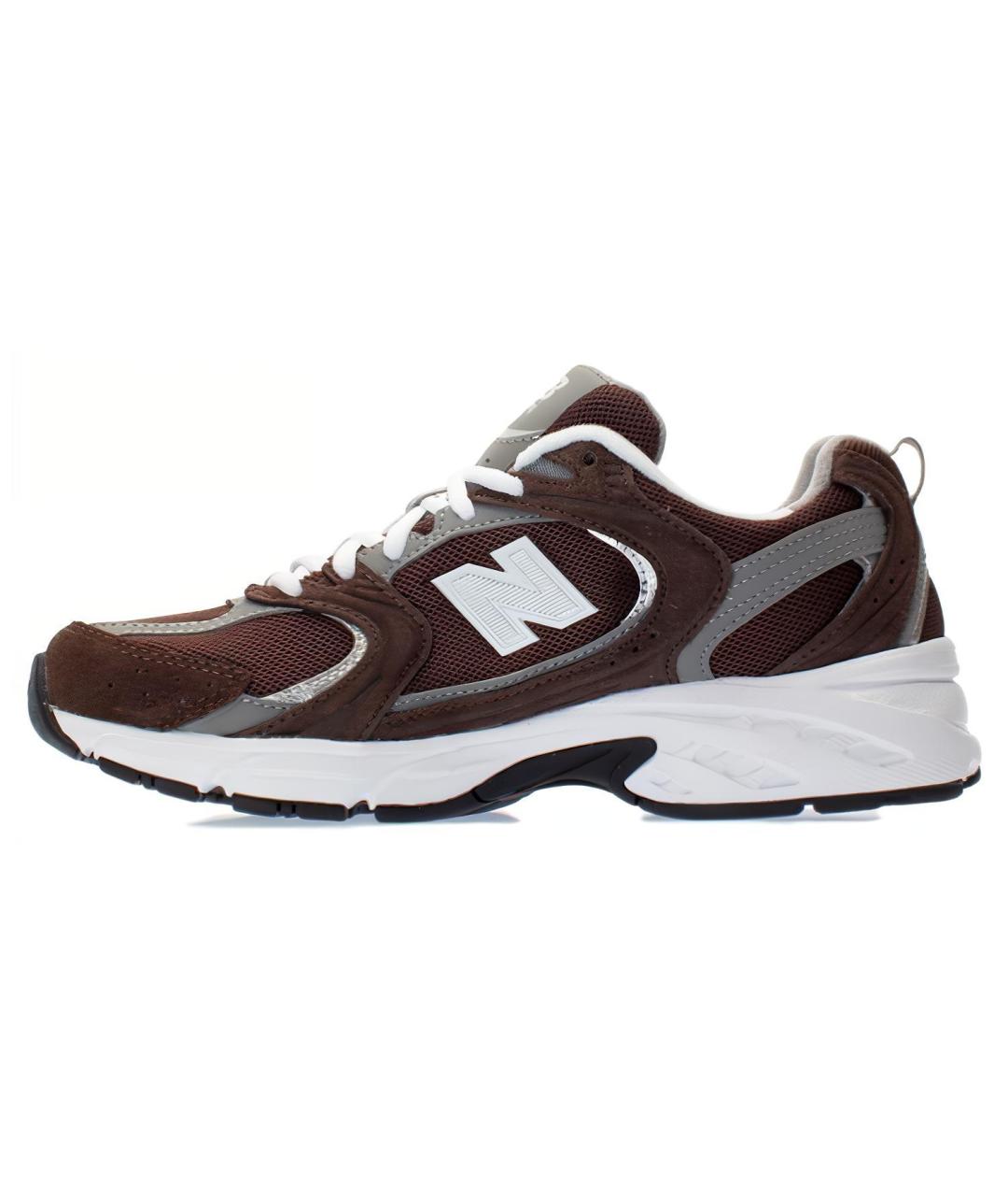 NEW BALANCE Коричневые текстильные кроссовки, фото 2