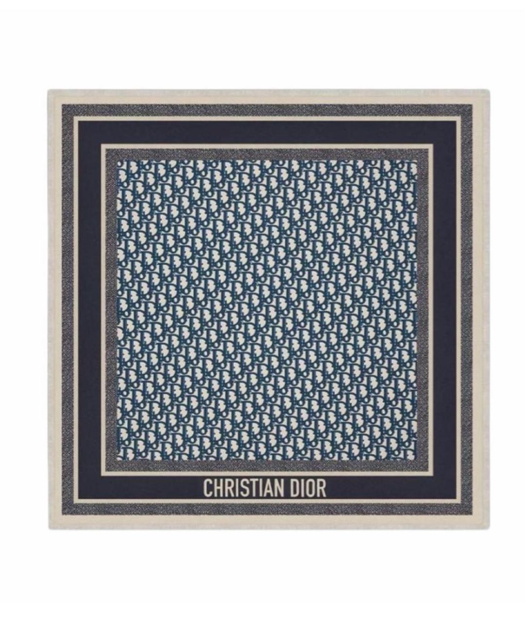 CHRISTIAN DIOR Мульти шелковый платок, фото 1