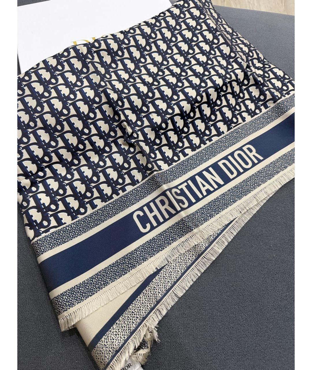 CHRISTIAN DIOR Мульти шелковый платок, фото 4