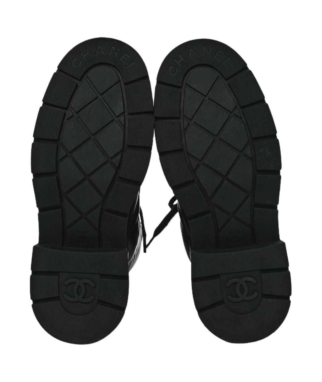 CHANEL Черные сапоги, фото 6