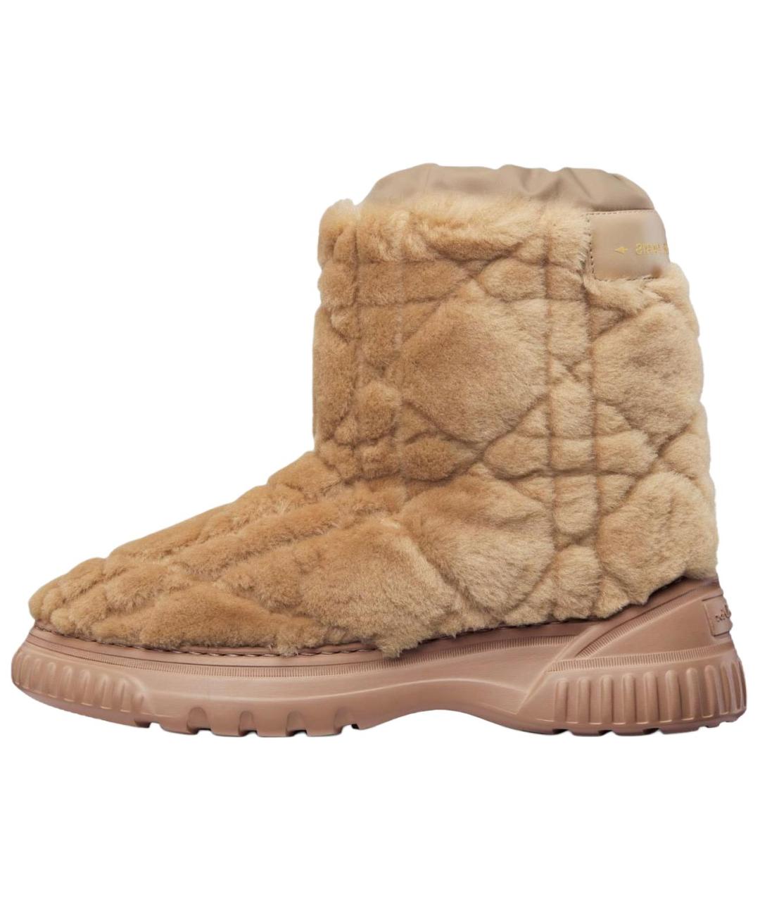 CHRISTIAN DIOR Коричневые замшевые ботинки, фото 2