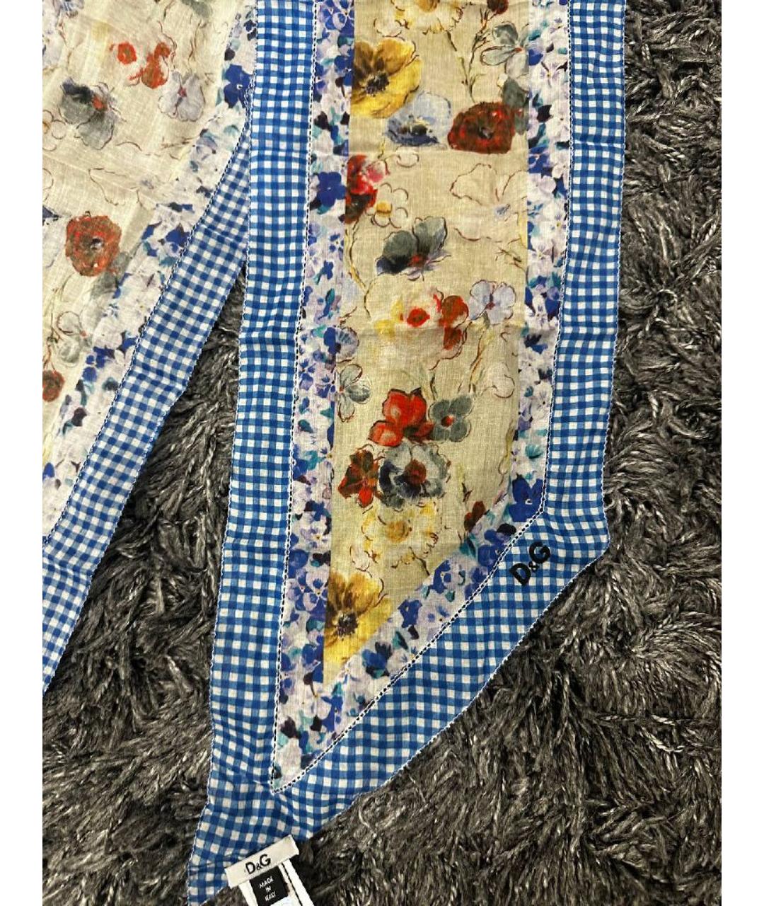 DOLCE&GABBANA Мульти хлопковый платок, фото 2