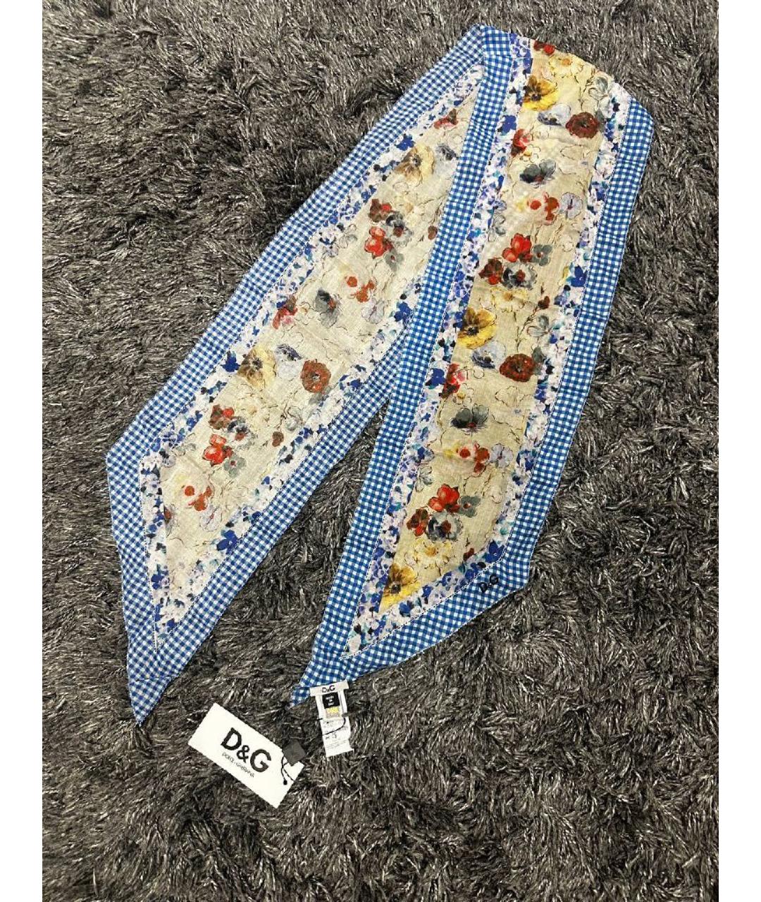 DOLCE&GABBANA Мульти хлопковый платок, фото 8