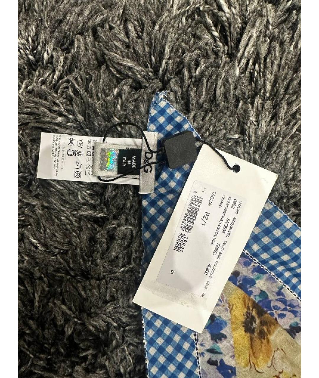 DOLCE&GABBANA Мульти хлопковый платок, фото 4