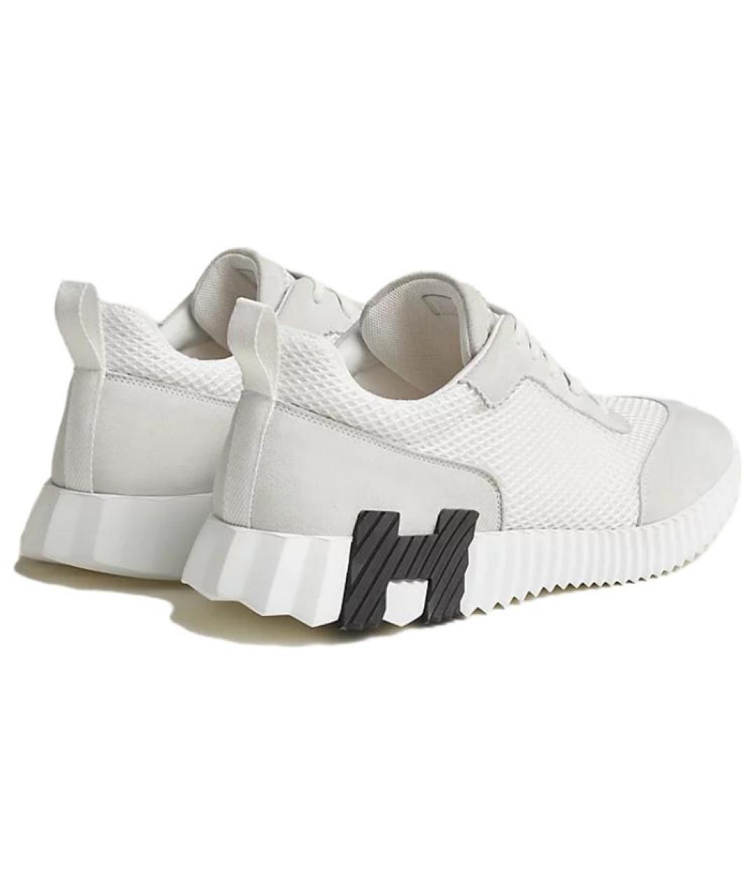 HERMES Белые низкие кроссовки / кеды, фото 4