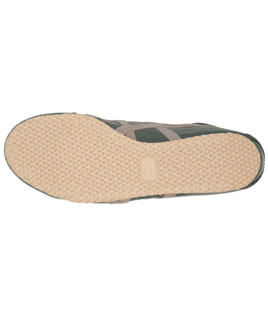 ONITSUKA TIGER Зеленые кожаные кеды, фото 5