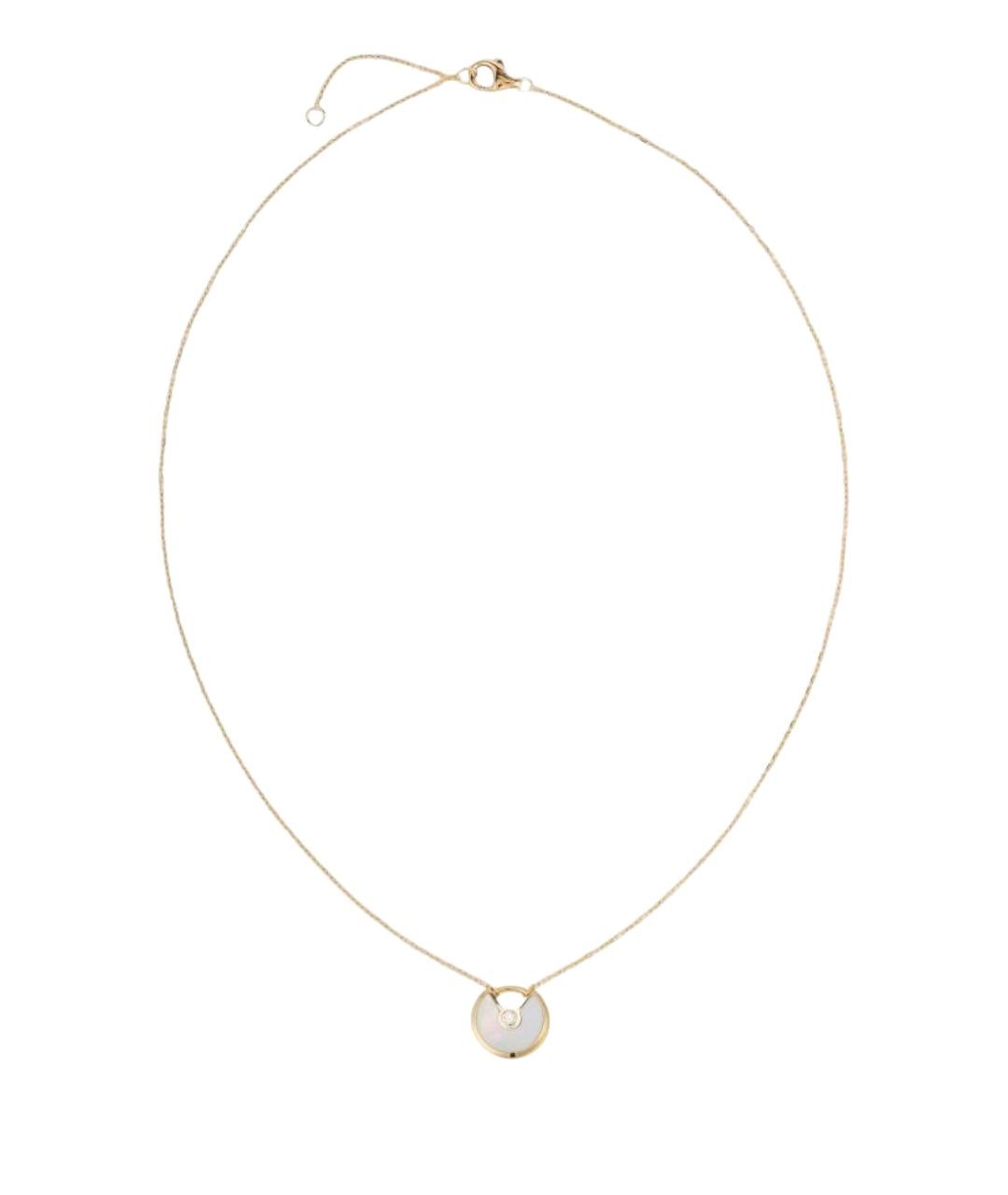 CARTIER Золотое колье из желтого золота, фото 1