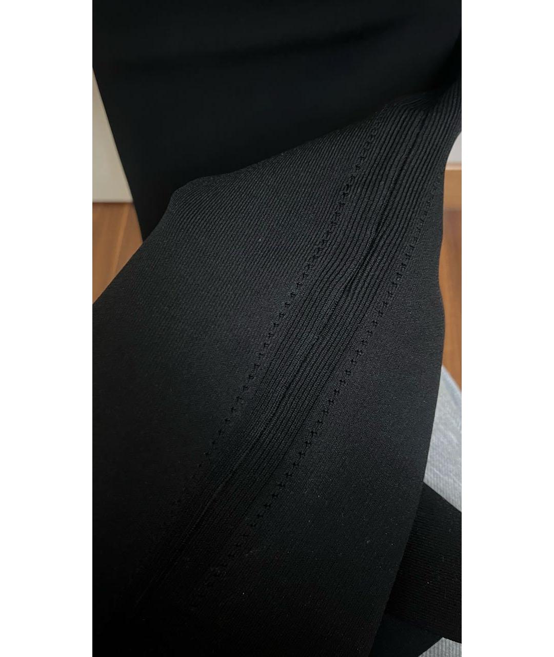 VICTORIA BECKHAM Черное вискозное коктейльное платье, фото 6