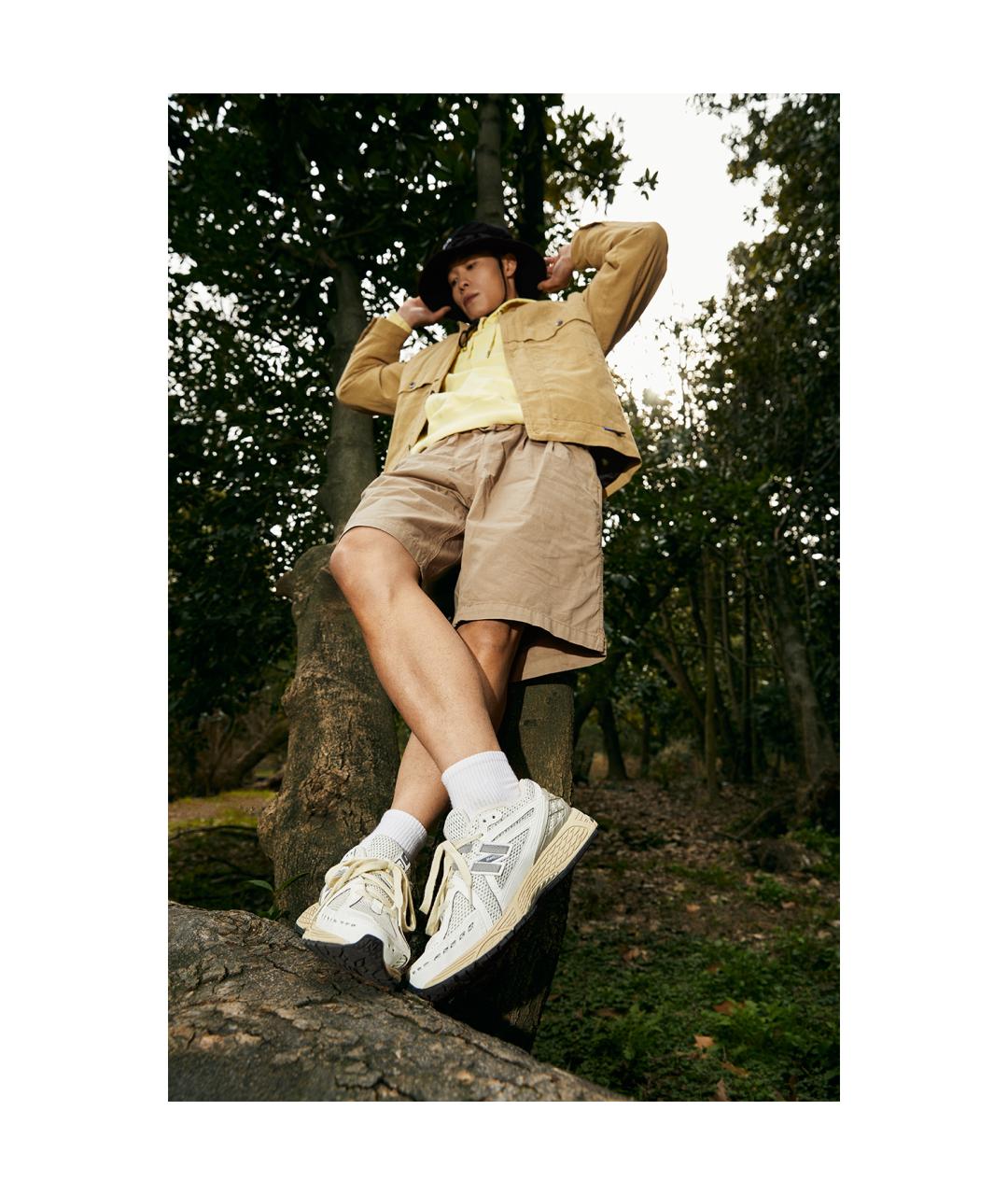 NEW BALANCE Белые кожаные кроссовки, фото 9