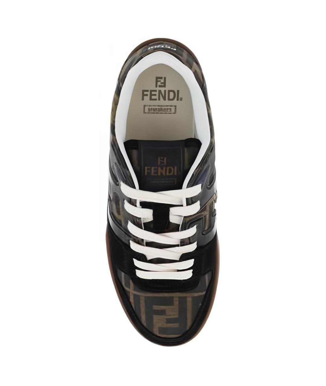 FENDI Мульти кеды, фото 4