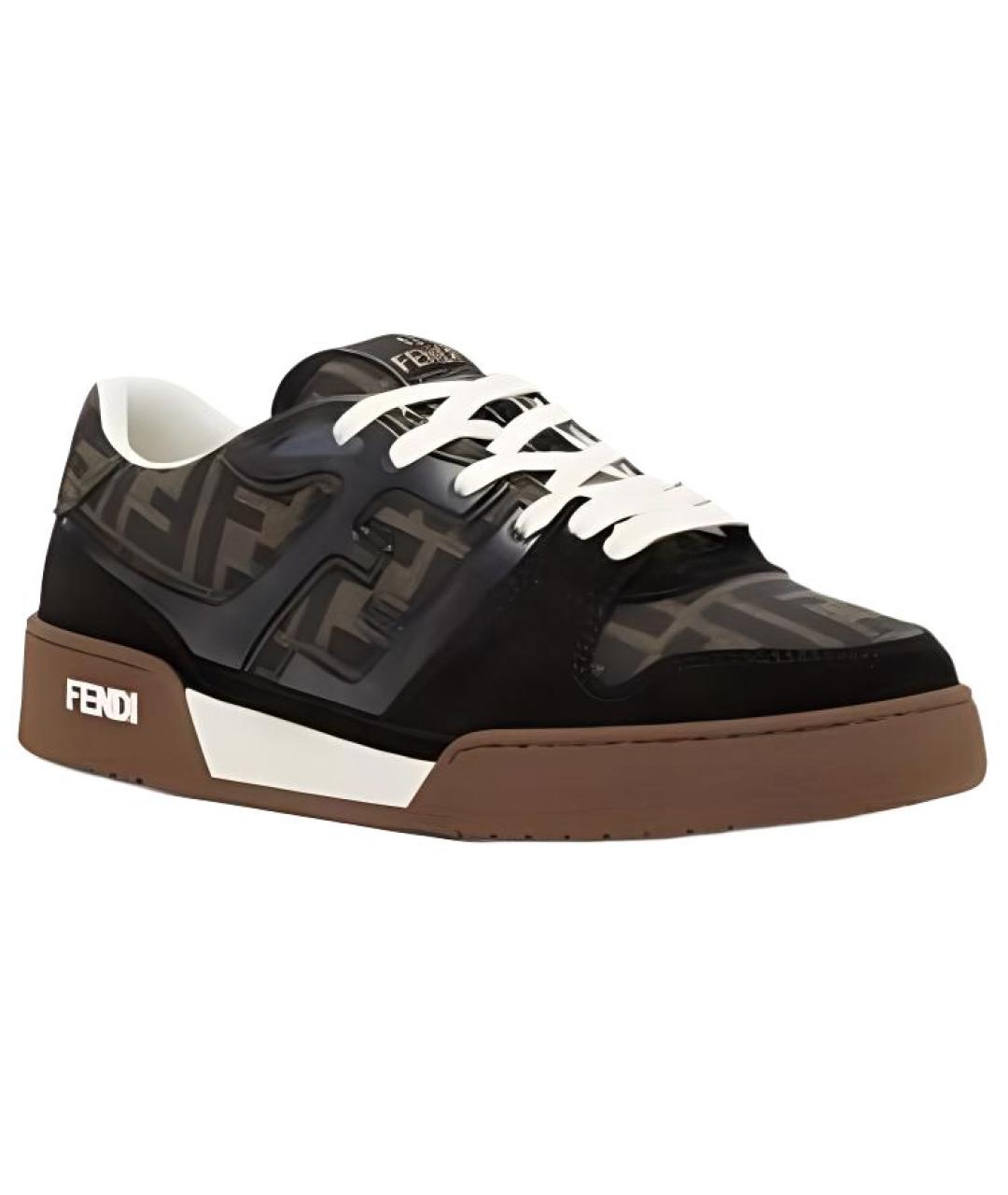 FENDI Мульти кеды, фото 3