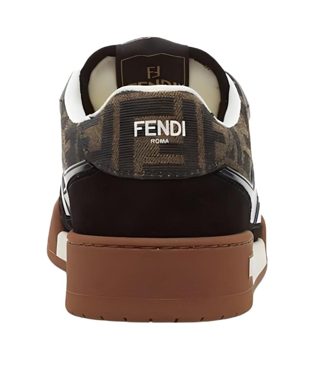 FENDI Мульти кеды, фото 5