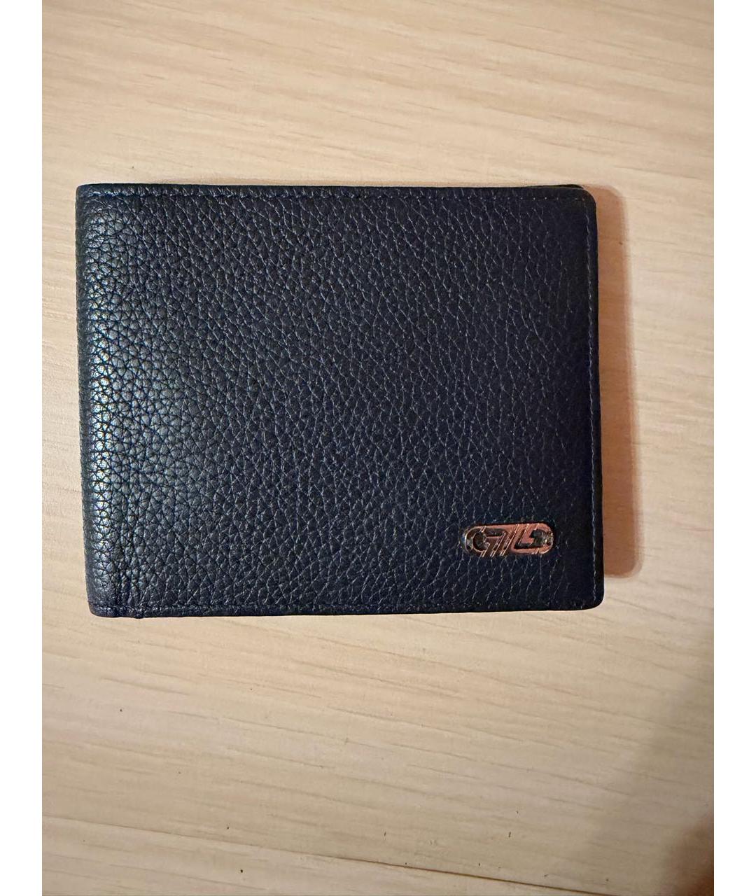 ZILLI Черный кожаный кошелек, фото 4