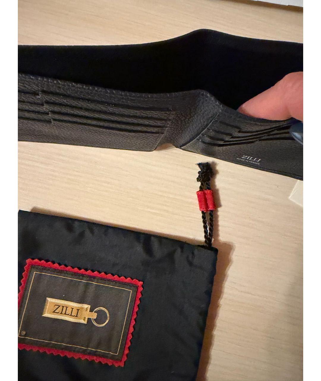 ZILLI Черный кожаный кошелек, фото 2