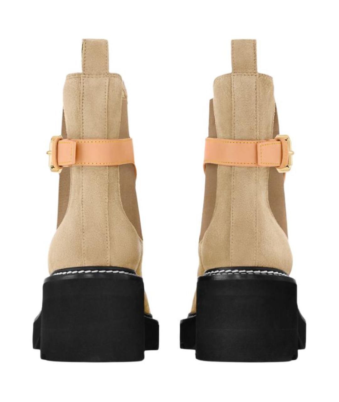 LOUIS VUITTON Коричневые сапоги, фото 5