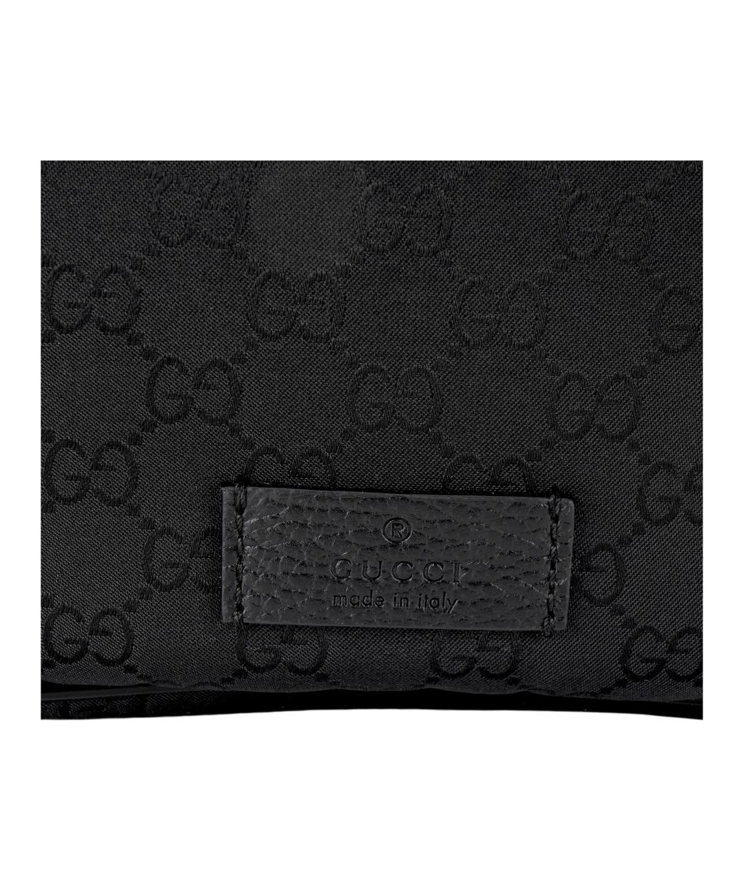 GUCCI Черная поясная сумка, фото 5