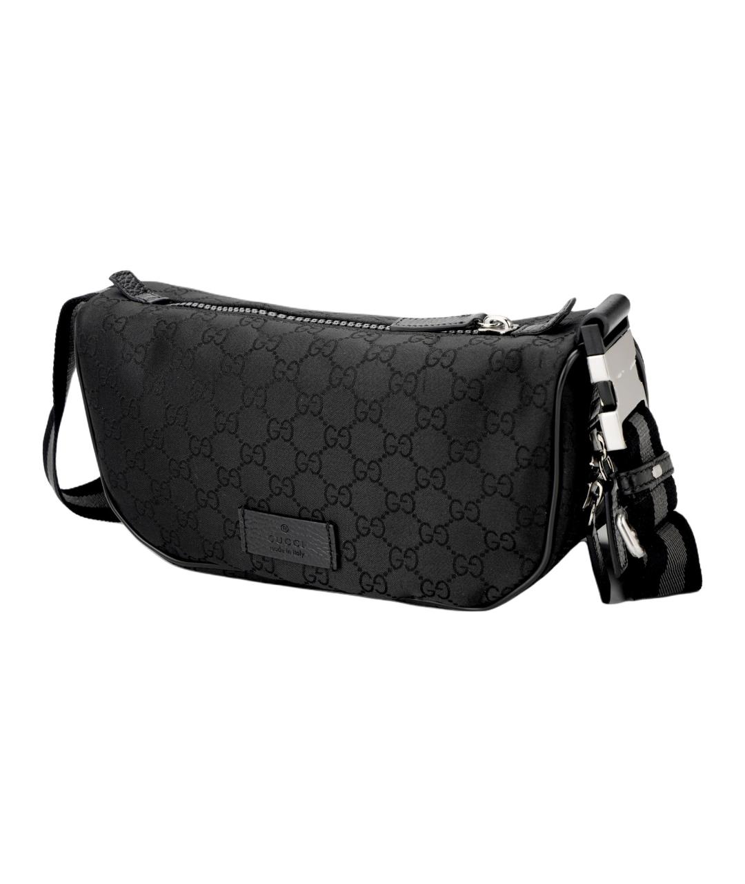 GUCCI Черная поясная сумка, фото 2