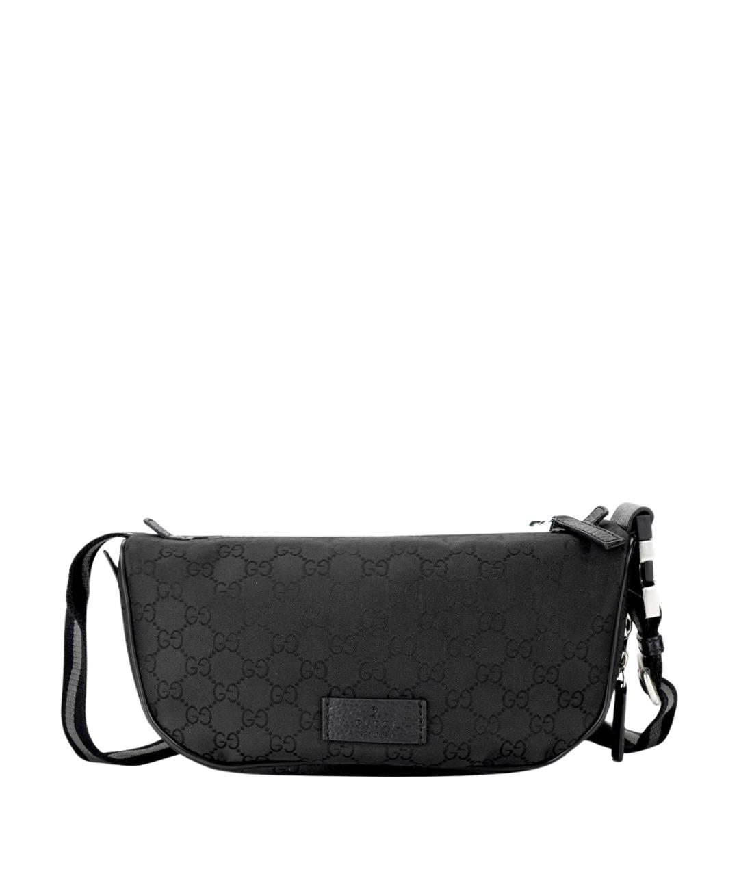 GUCCI Черная поясная сумка, фото 1