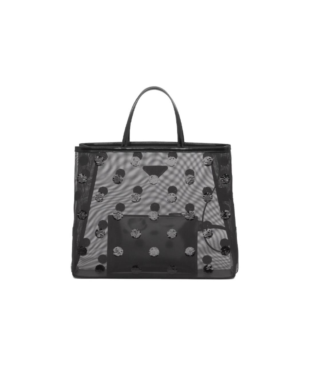 PRADA Черная сумка с короткими ручками, фото 3