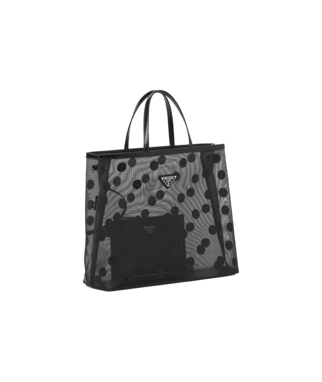 PRADA Черная сумка с короткими ручками, фото 2