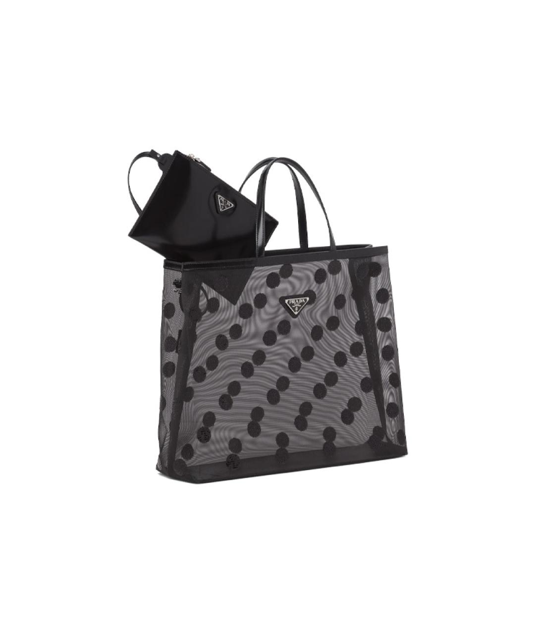 PRADA Черная сумка с короткими ручками, фото 4