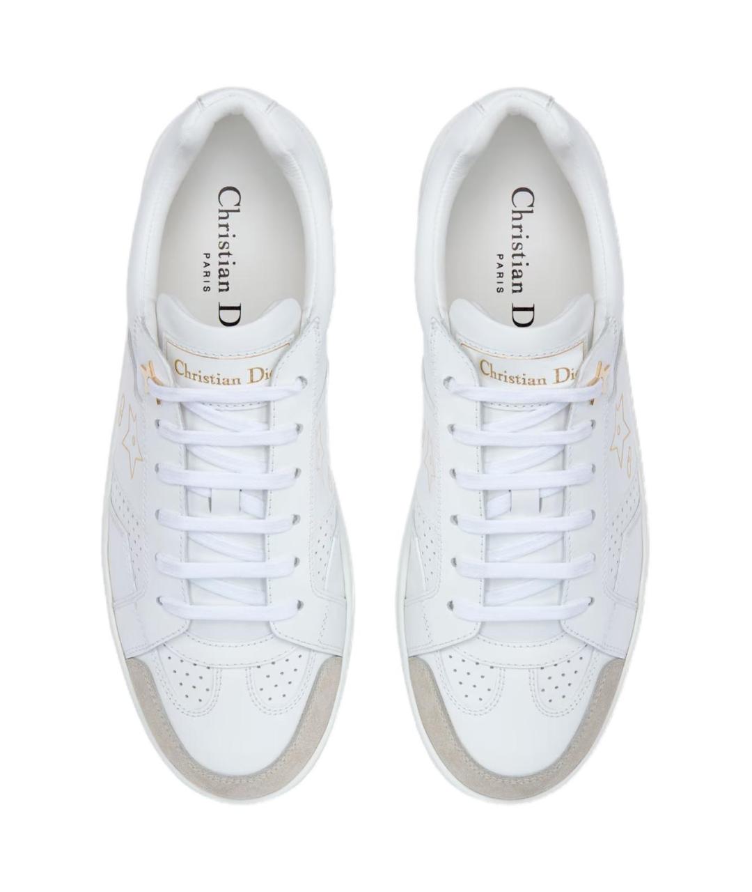 CHRISTIAN DIOR Белые кожаные кеды, фото 4