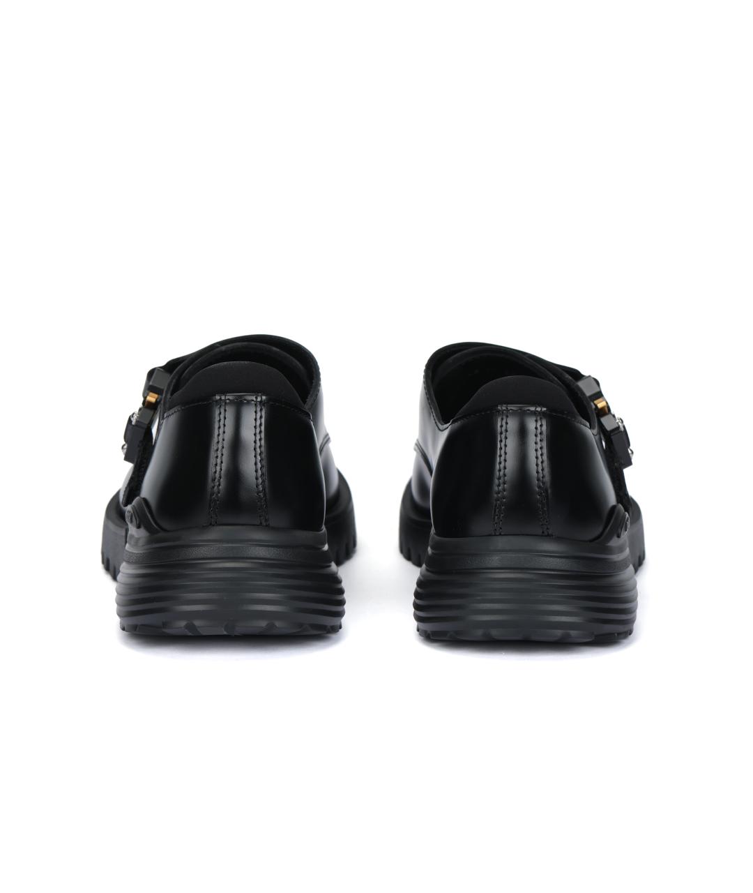 CHRISTIAN DIOR Черные кожаные туфли, фото 4