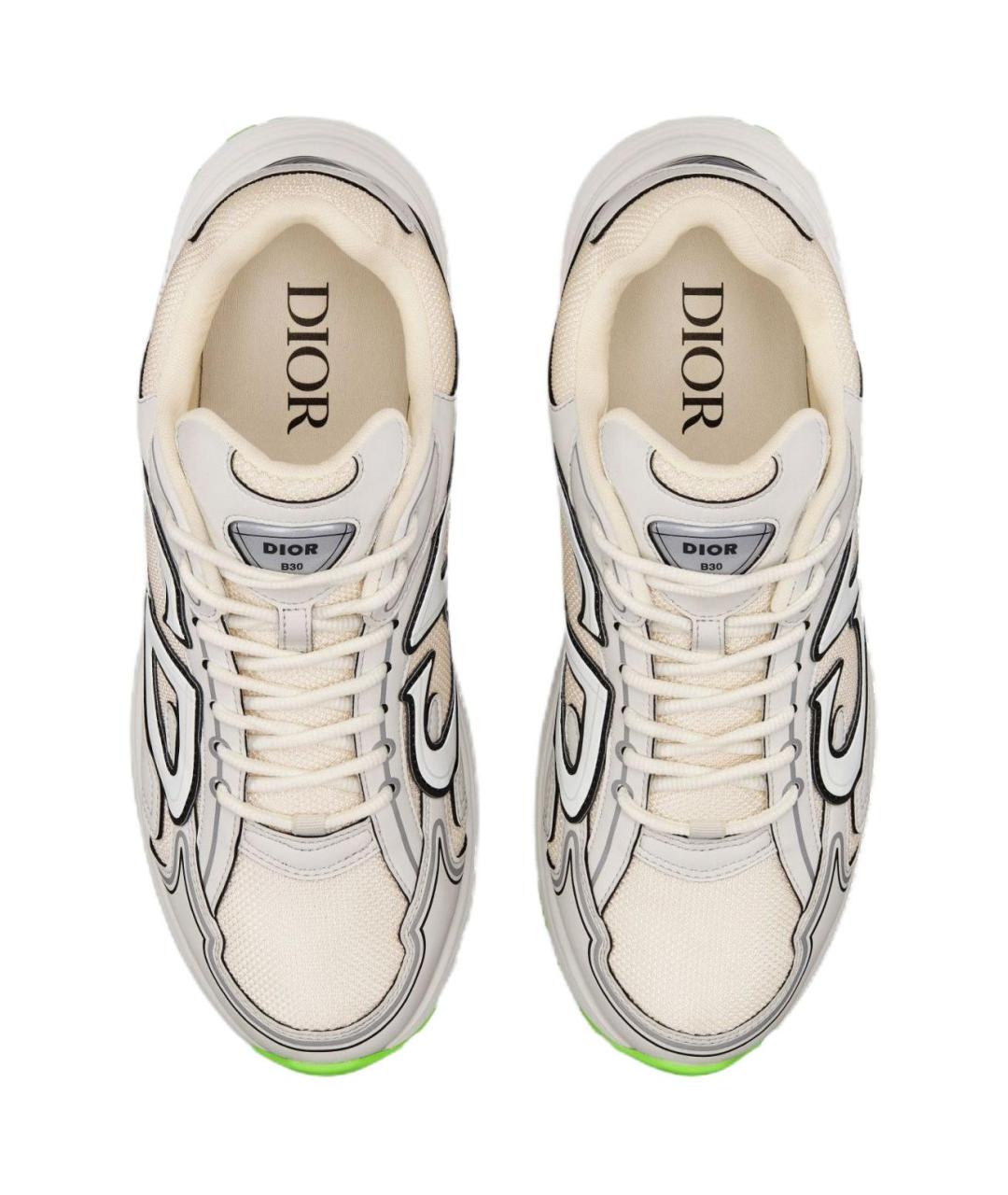 CHRISTIAN DIOR Белые низкие кроссовки / кеды, фото 4