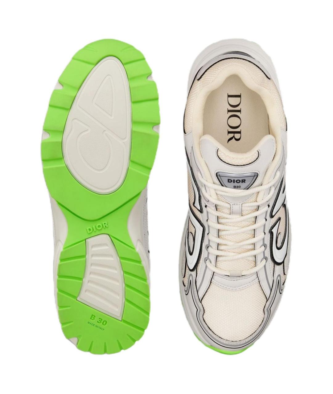 CHRISTIAN DIOR Белые низкие кроссовки / кеды, фото 5