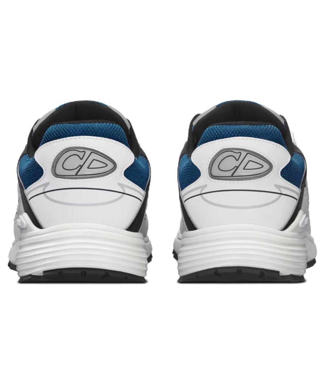 CHRISTIAN DIOR Синие текстильные низкие кроссовки / кеды, фото 5