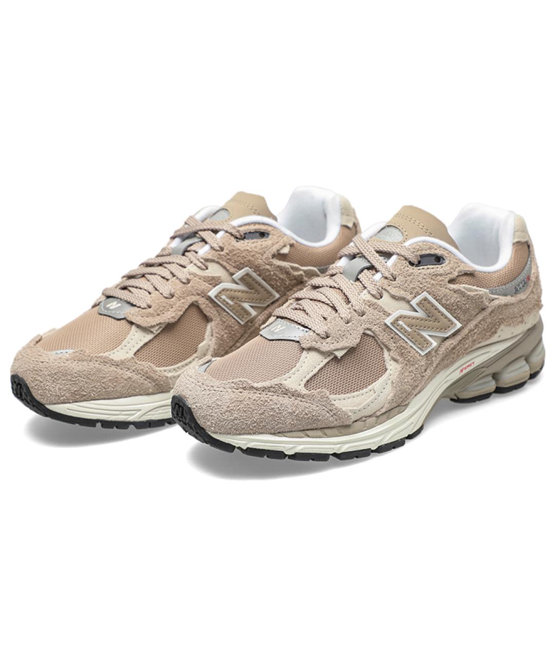 NEW BALANCE Бежевые текстильные кроссовки, фото 3