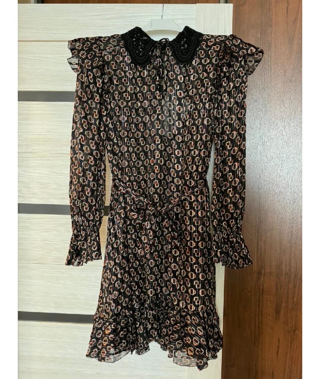 MAJE Мульти шелковое повседневное платье, фото 5