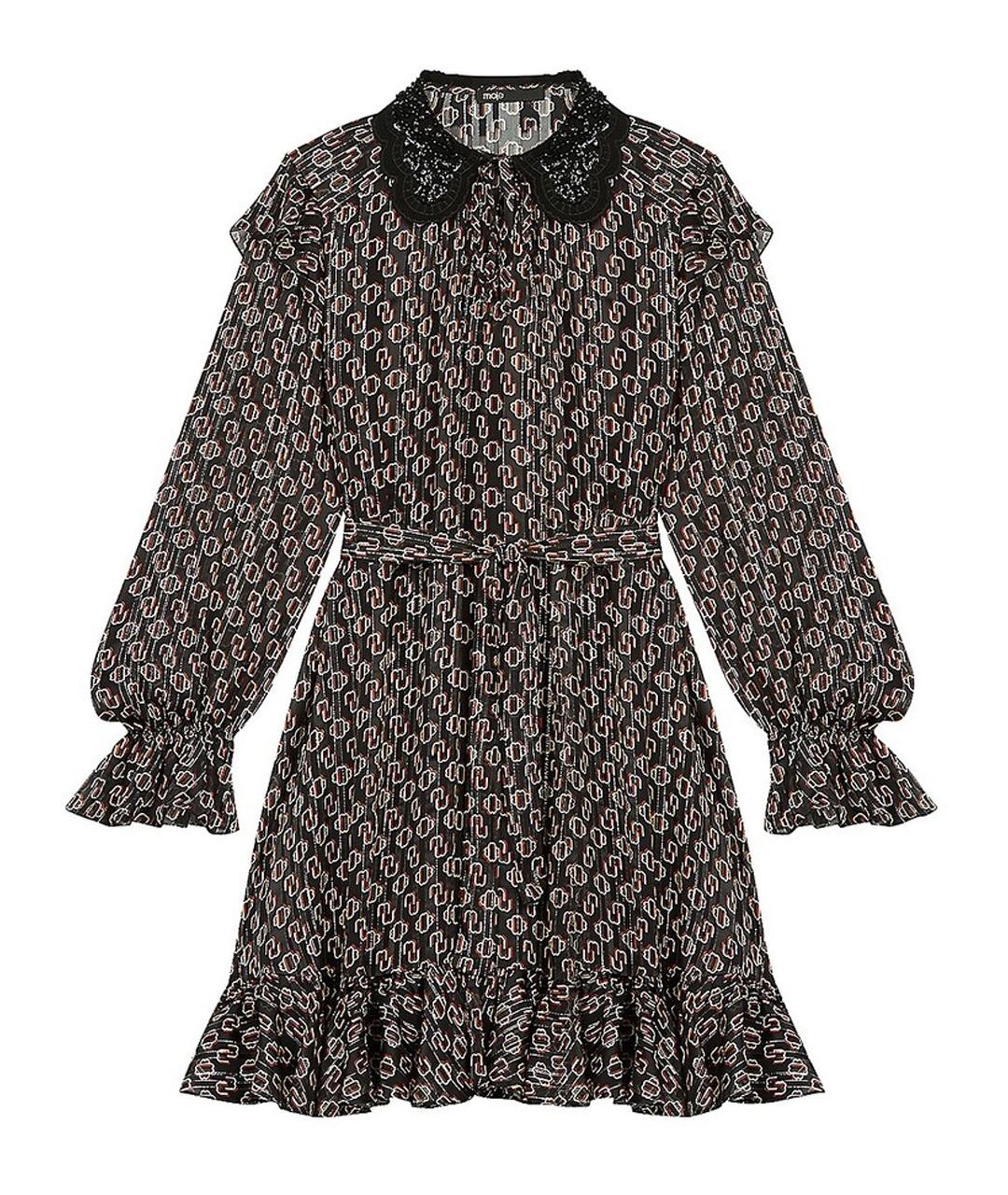 MAJE Мульти шелковое повседневное платье, фото 1