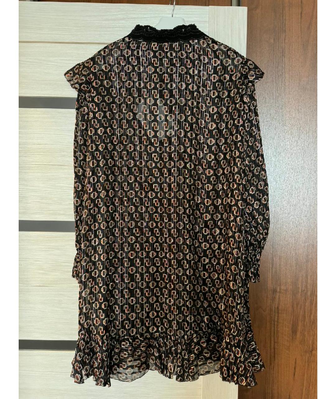 MAJE Мульти шелковое повседневное платье, фото 2