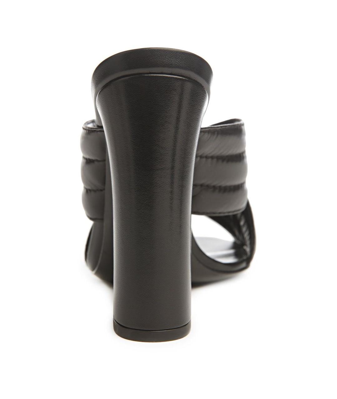 GUCCI Черные кожаные сабо, фото 3