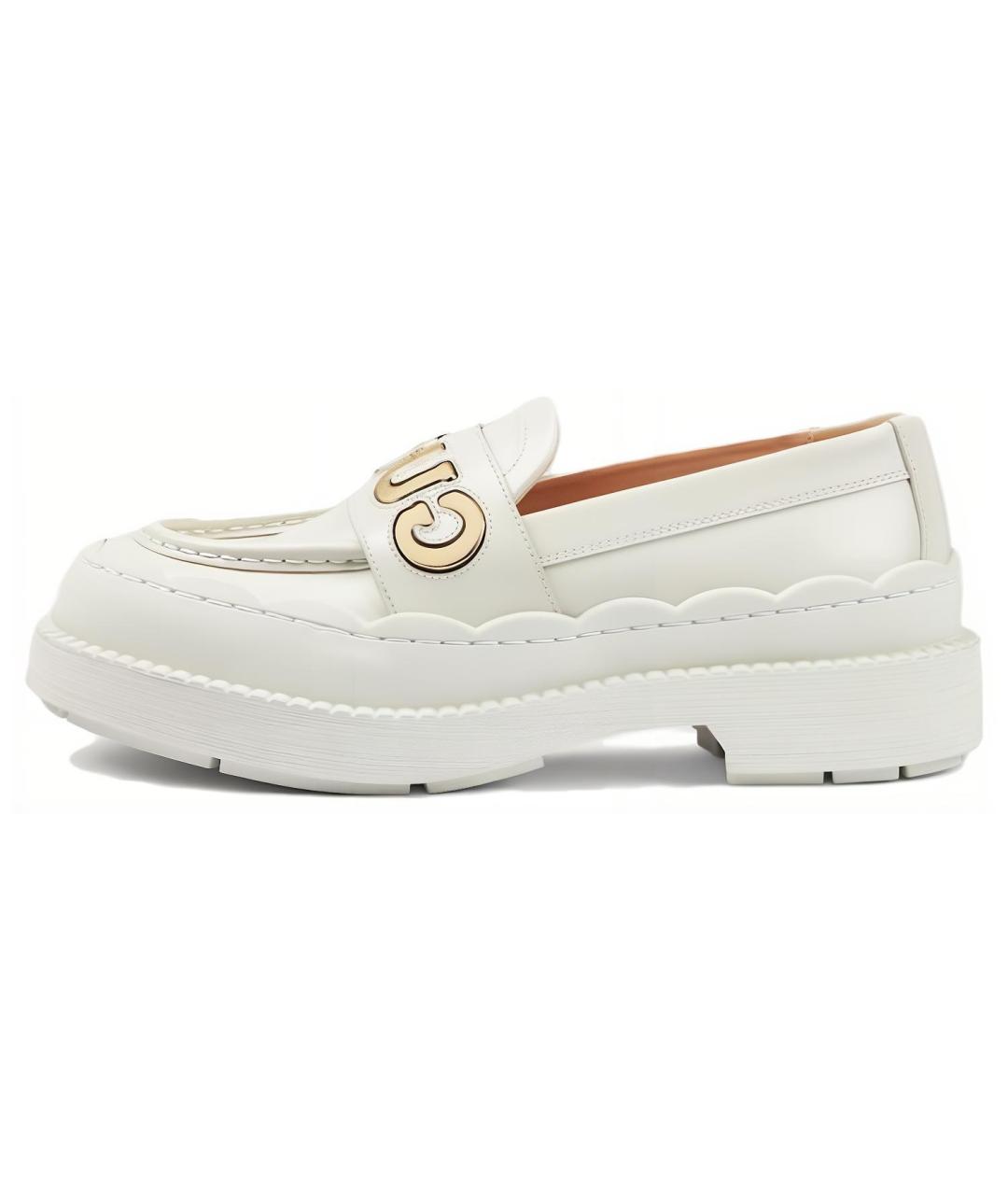 GUCCI Белые лоферы, фото 2