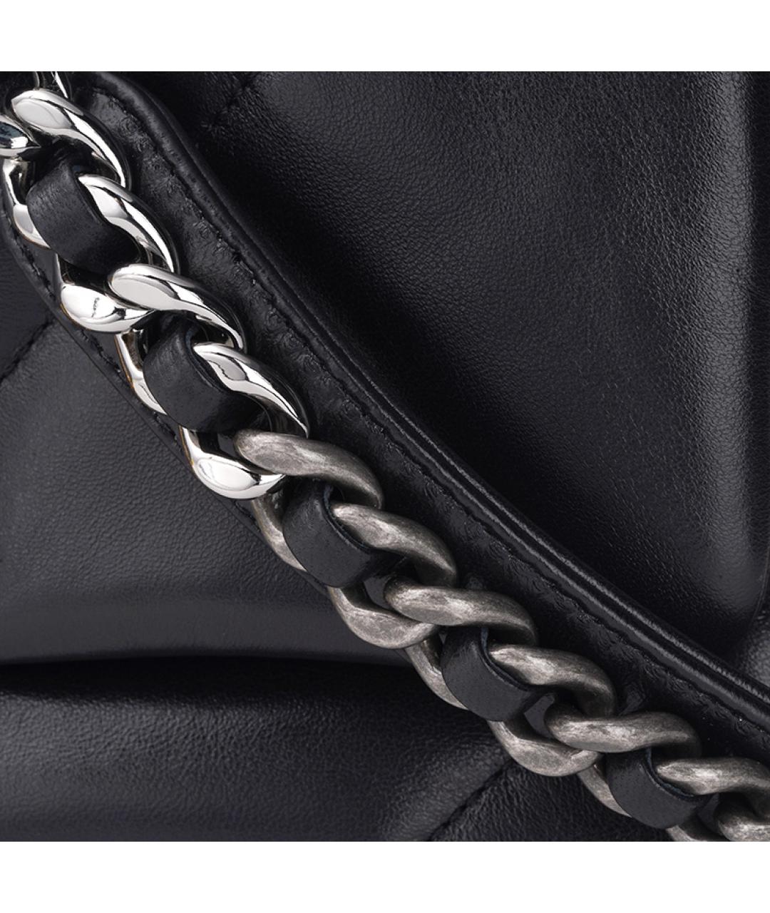 CHANEL Черная кожаная сумка через плечо, фото 3