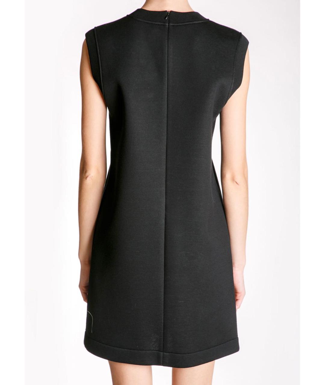 ERMANNO SCERVINO Черное вискозное повседневное платье, фото 4