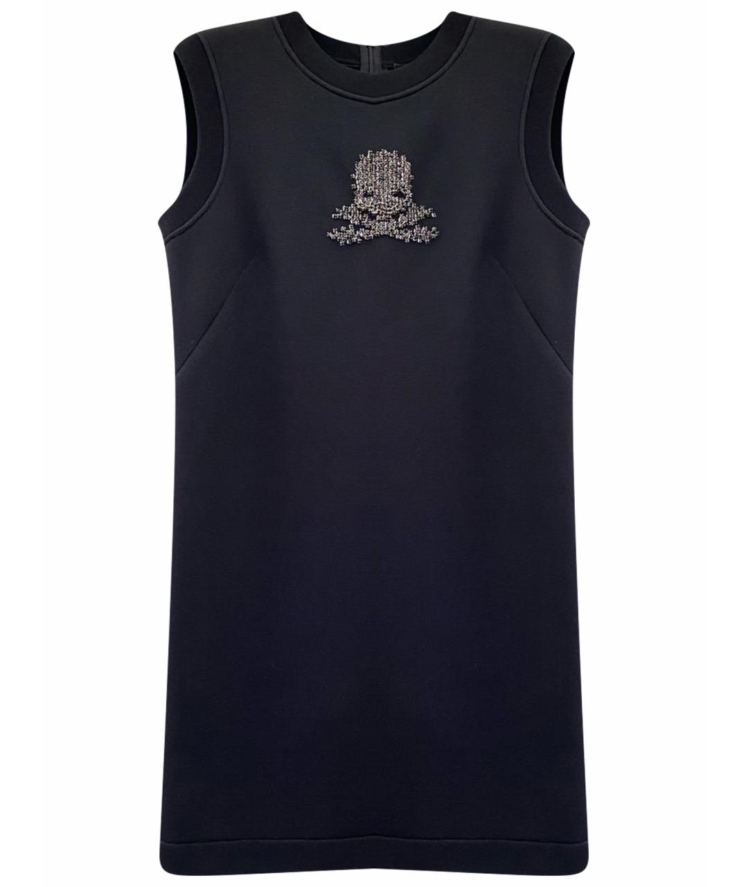 ERMANNO SCERVINO Черное вискозное повседневное платье, фото 1