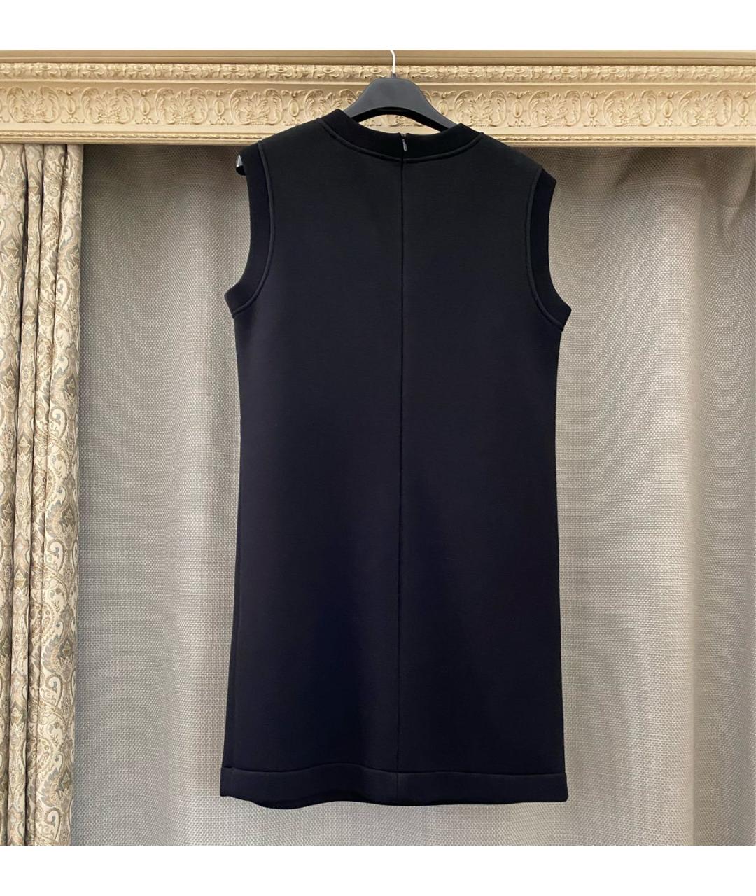 ERMANNO SCERVINO Черное вискозное повседневное платье, фото 6