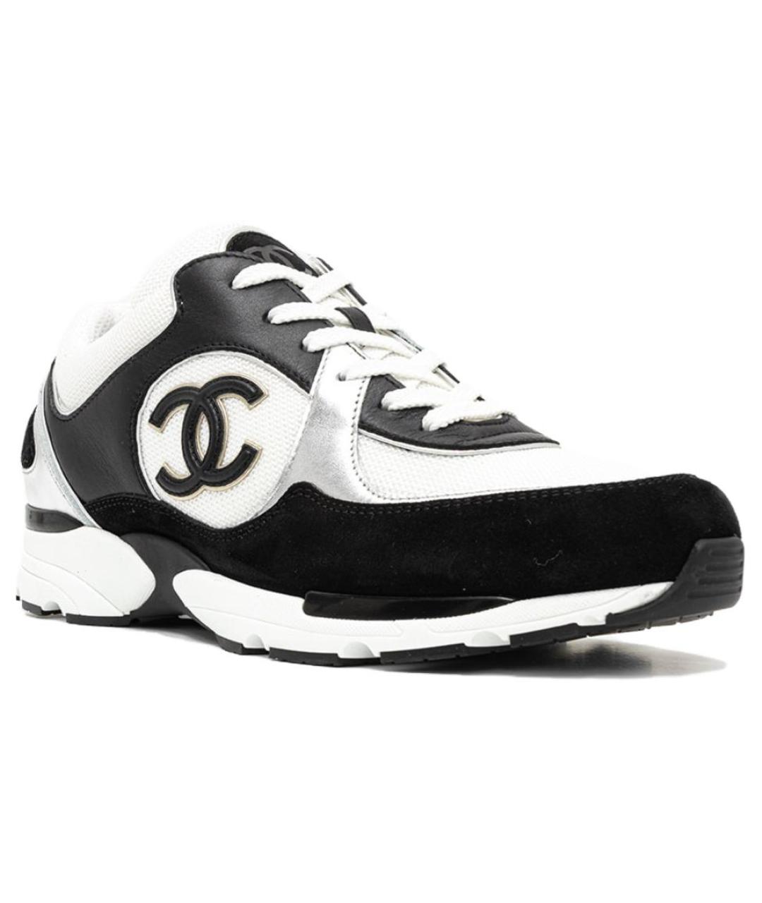 CHANEL Мульти кожаные кроссовки, фото 3