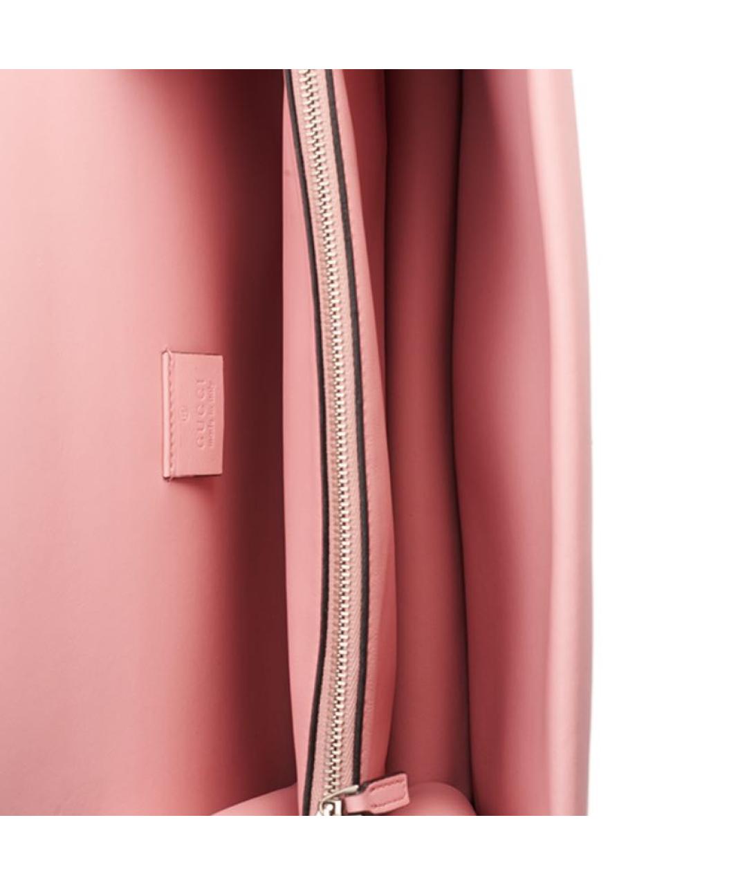 GUCCI Розовая замшевая сумка через плечо, фото 6