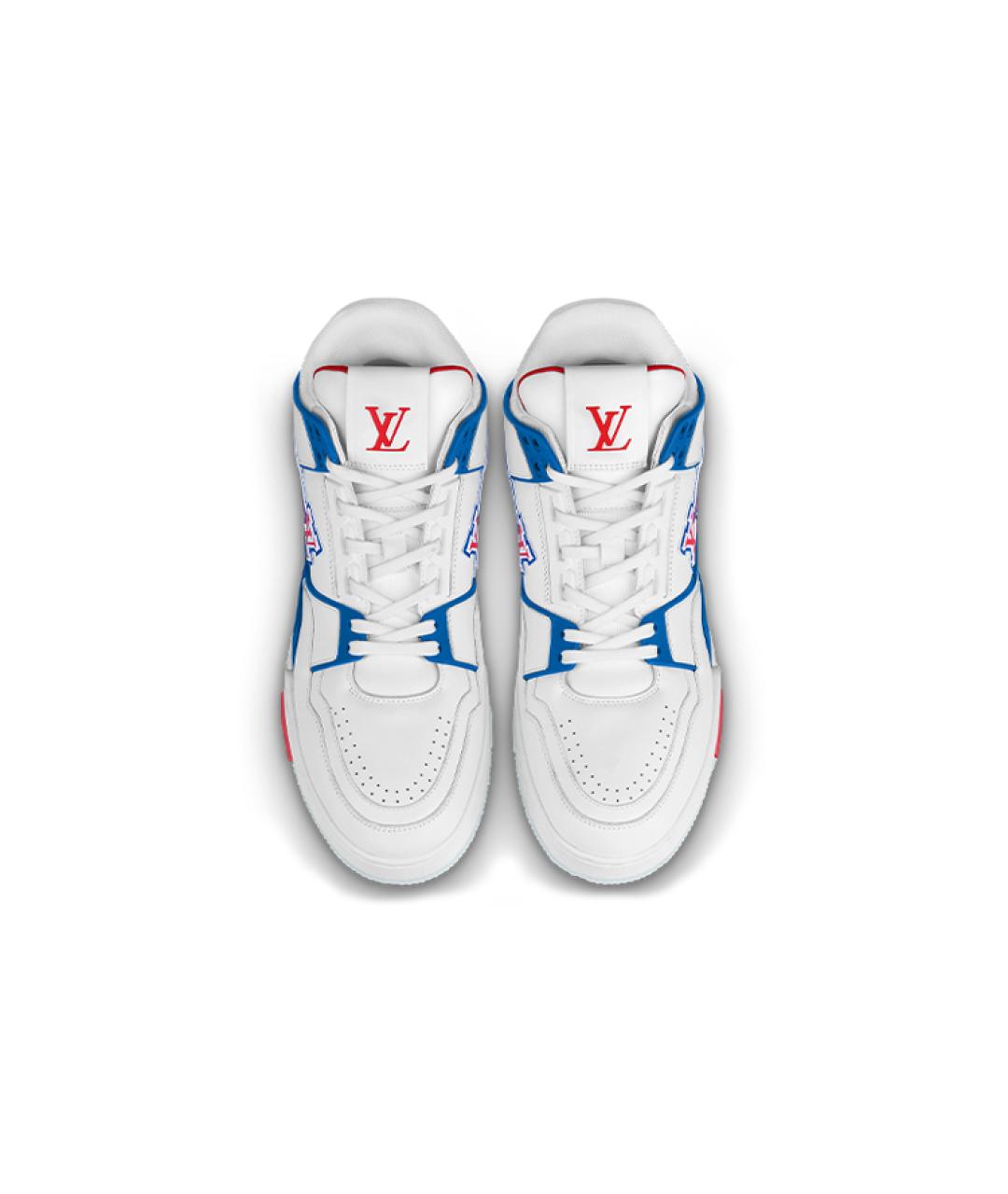 LOUIS VUITTON Мульти кожаные низкие кроссовки / кеды, фото 4