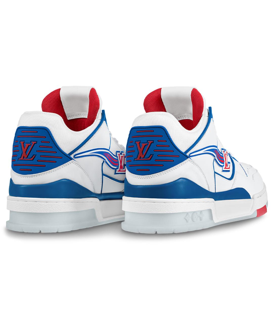 LOUIS VUITTON Мульти кожаные низкие кроссовки / кеды, фото 3