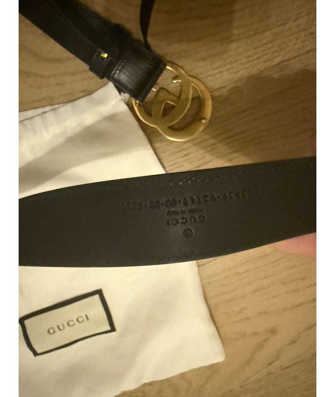 GUCCI Бежевый кожаный ремень, фото 3