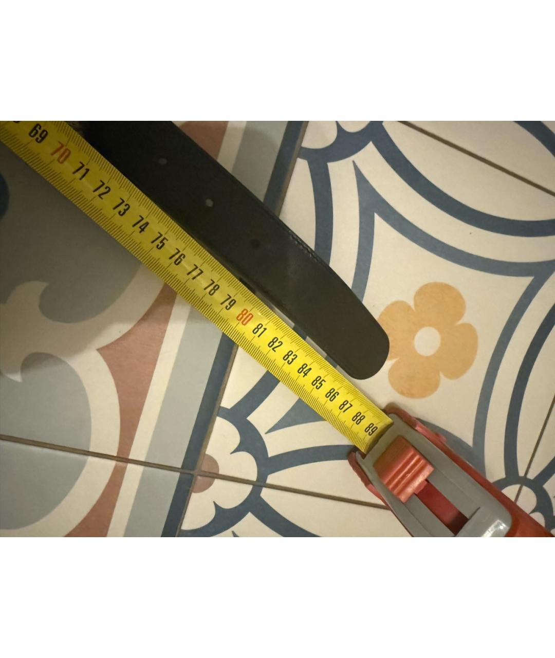 GUCCI Бежевый кожаный ремень, фото 5