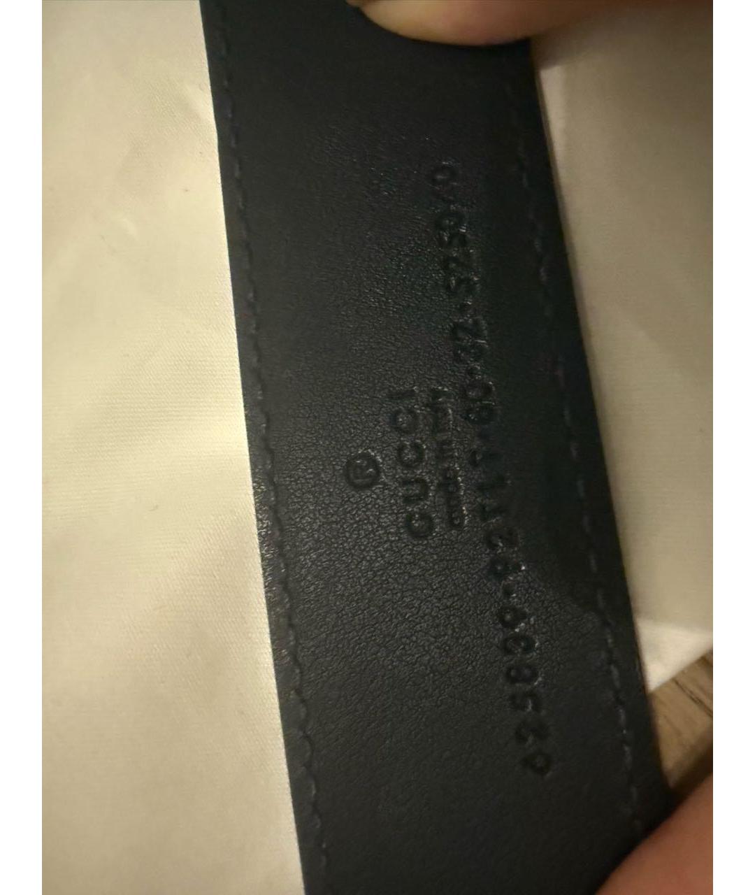 GUCCI Бежевый кожаный ремень, фото 4