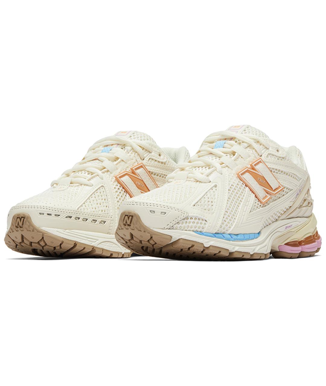 NEW BALANCE Бежевые текстильные кроссовки, фото 3