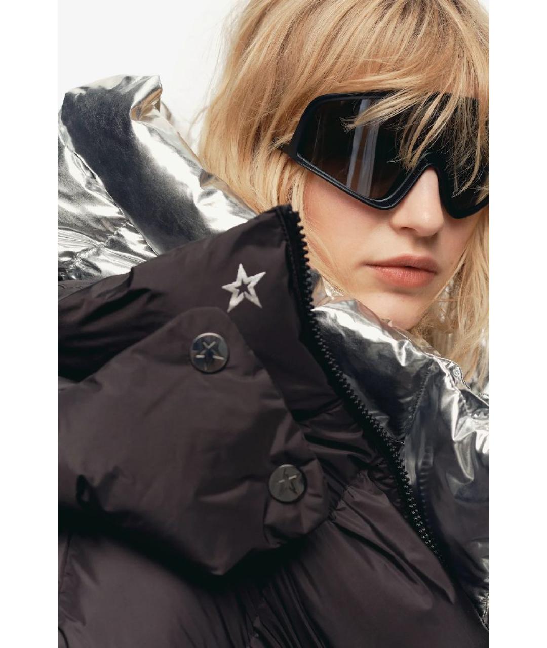 PERFECT MOMENT Черный полиамидовый пуховик, фото 8